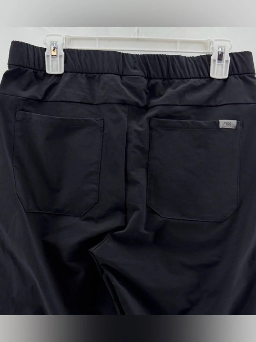 Figs PRO Men's Black Slim Scrub Trousers Size Small Short-NWT